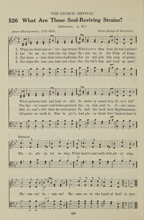Service Hymnal: with responsive readings, appropriate for all Protestant religious activities page 440
