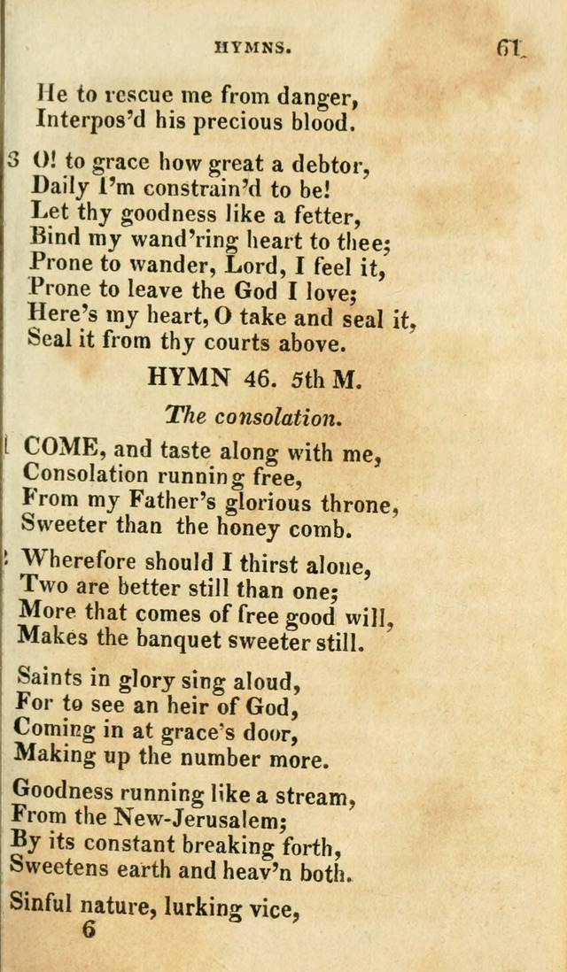 A Selection of Hymns, from the Best Authors page 65
