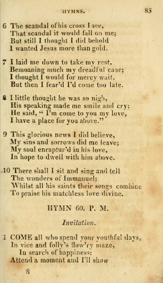 A Selection of Hymns, from the Best Authors page 89