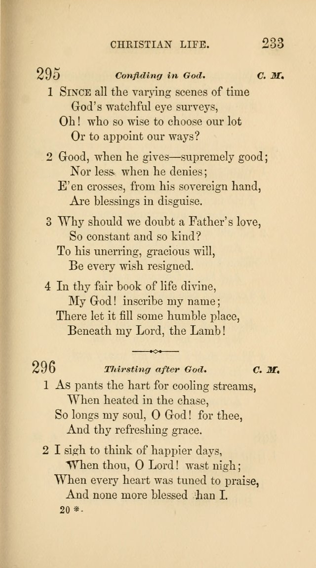 Social Hymn Book: Being the Hymns of the Social Hymn and Tune Book for the Lecture Room, Prayer Meeting, Family, and Congregation (2nd ed.) page 233