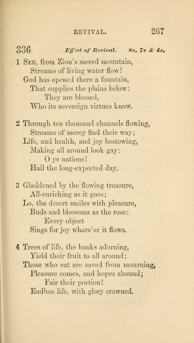 Social Hymn Book: Being the Hymns of the Social Hymn and Tune Book for the Lecture Room, Prayer Meeting, Family, and Congregation (2nd ed.) page 267