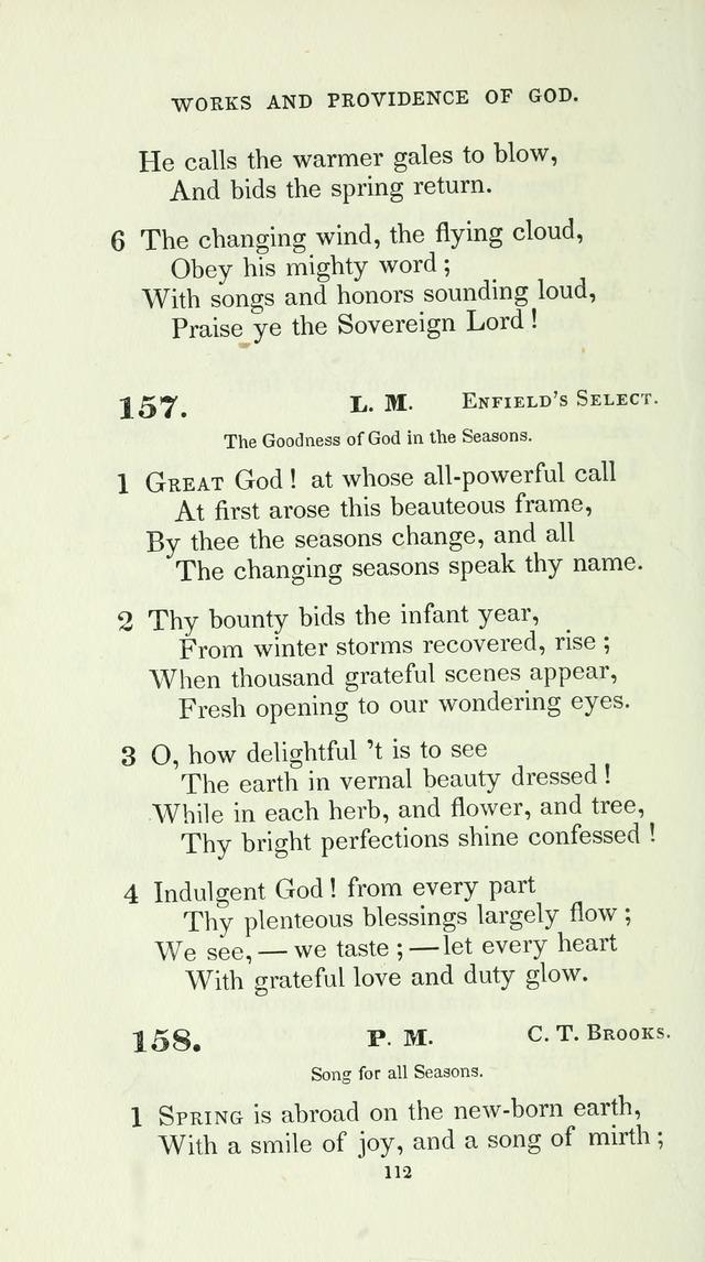 The School Hymn-Book: for normal, high, and grammar schools page 112