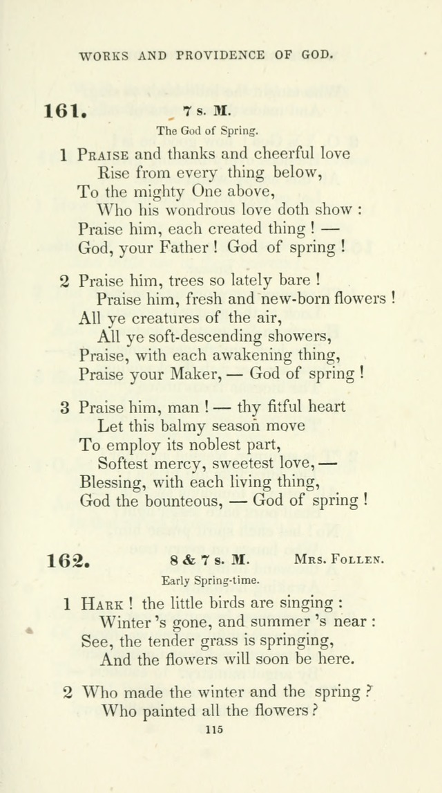 The School Hymn-Book: for normal, high, and grammar schools page 115