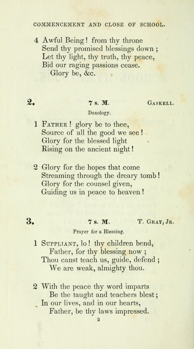 The School Hymn-Book: for normal, high, and grammar schools page 2