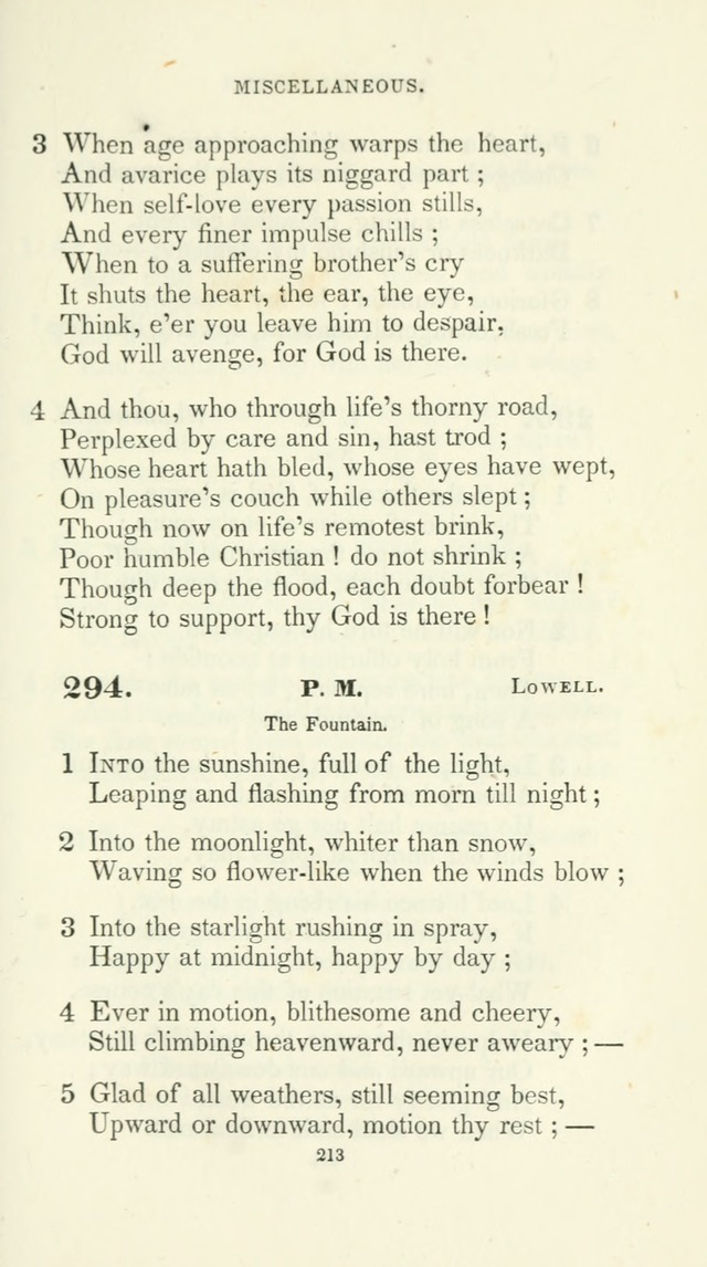 The School Hymn-Book: for normal, high, and grammar schools page 213