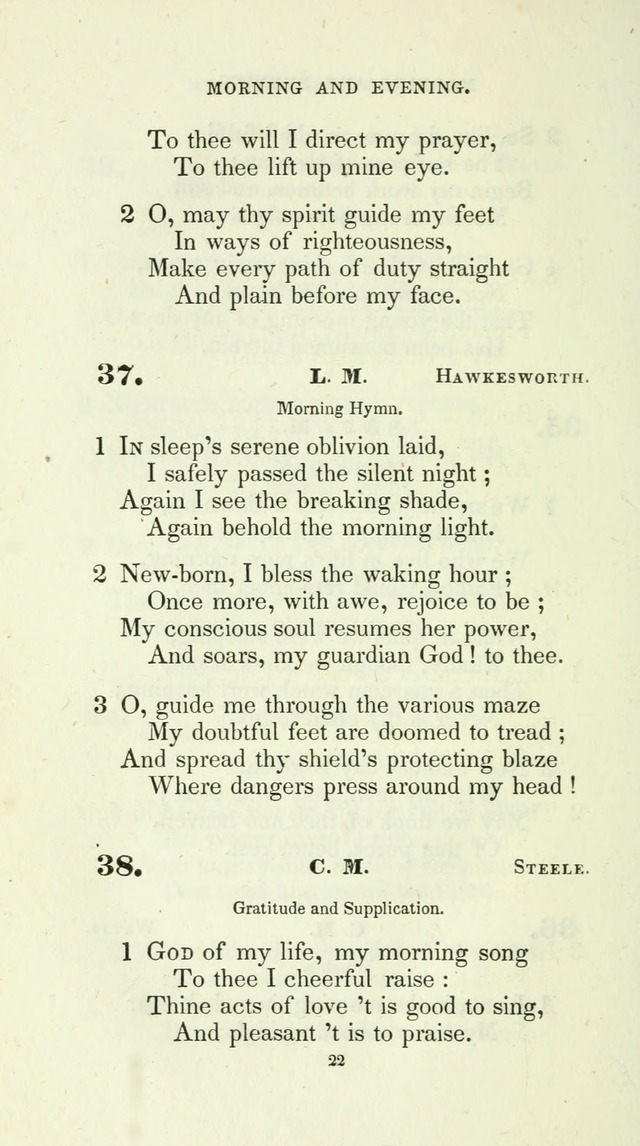 The School Hymn-Book: for normal, high, and grammar schools page 22