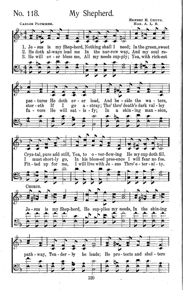 Select Hymns: for Christian worship and general gospel service page 120