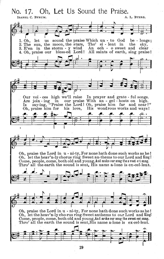 Select Hymns: for Christian worship and general gospel service page 19
