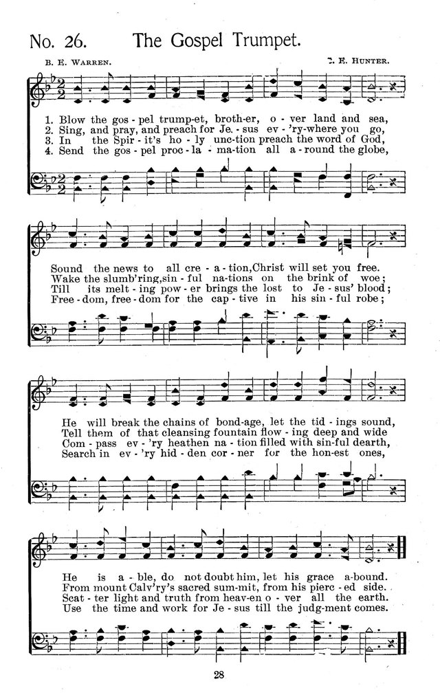 Select Hymns: for Christian worship and general gospel service page 28