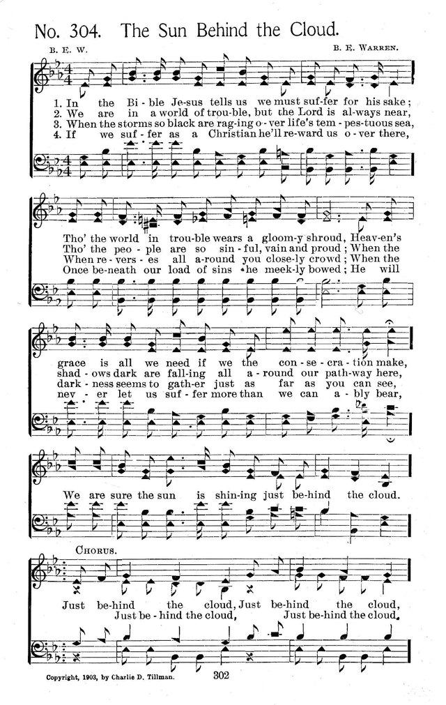 Select Hymns: for Christian worship and general gospel service page 302