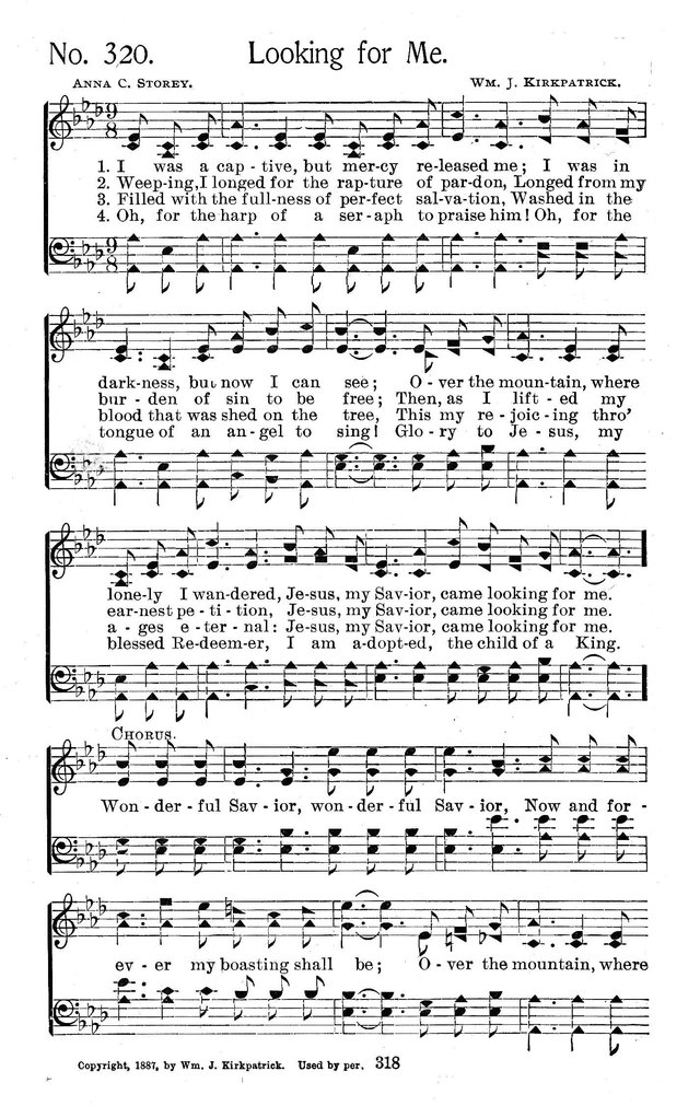Select Hymns: for Christian worship and general gospel service page 318