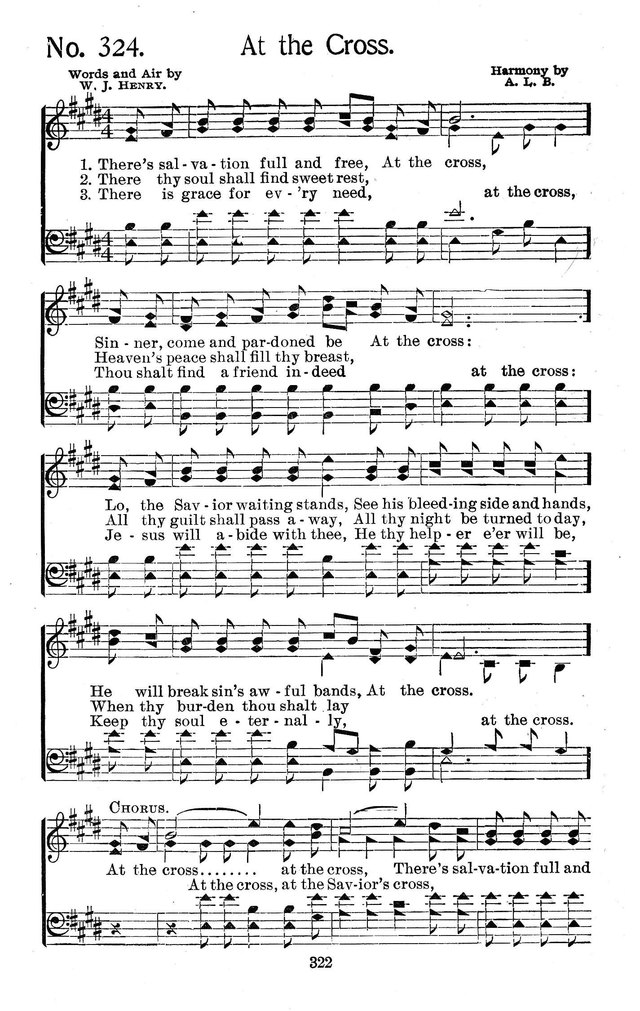Select Hymns: for Christian worship and general gospel service page 322