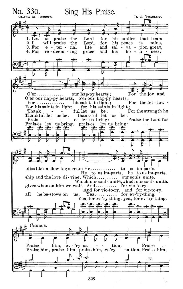 Select Hymns: for Christian worship and general gospel service page 328