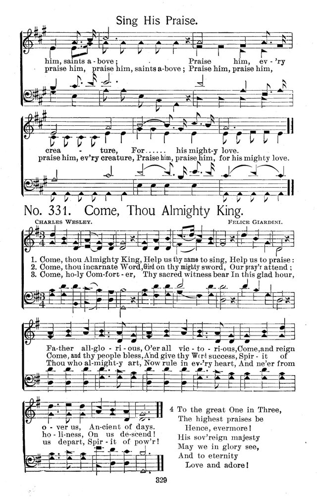 Select Hymns: for Christian worship and general gospel service page 329
