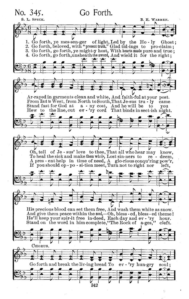 Select Hymns: for Christian worship and general gospel service page 342