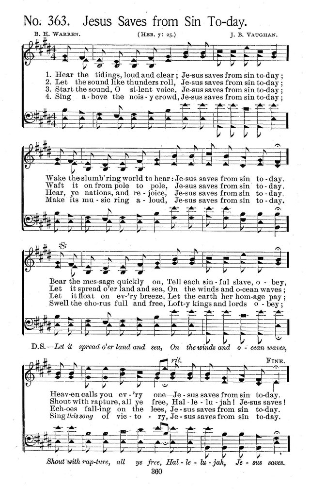 Select Hymns: for Christian worship and general gospel service page 360