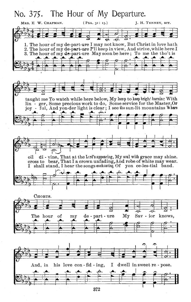 Select Hymns: for Christian worship and general gospel service page 372