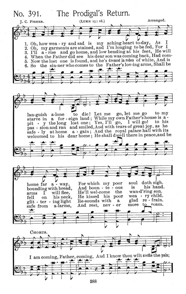 Select Hymns: for Christian worship and general gospel service page 388