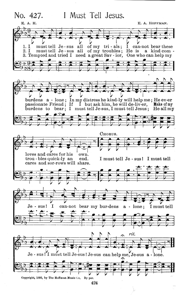 Select Hymns: for Christian worship and general gospel service page 424