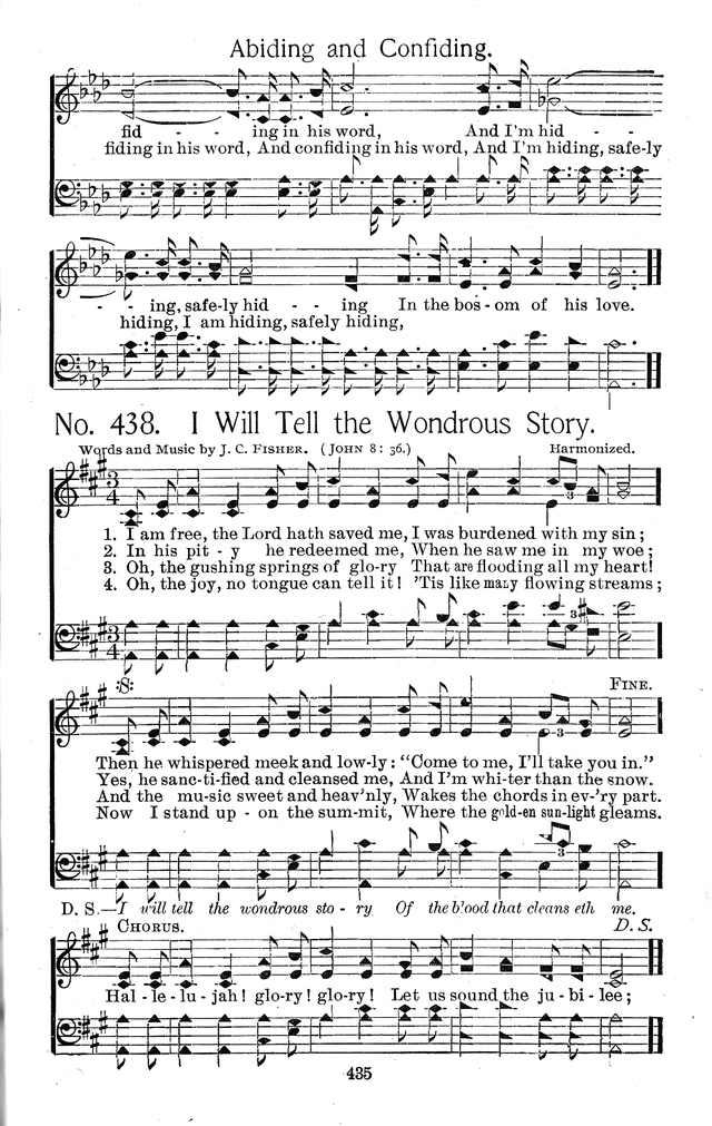 Select Hymns: for Christian worship and general gospel service page 435