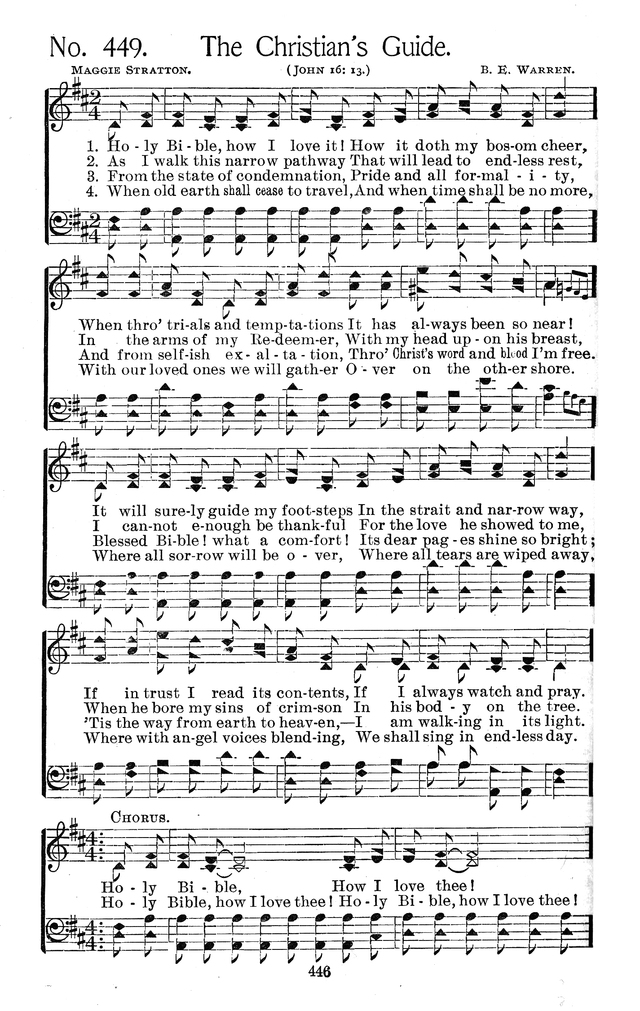 Select Hymns: for Christian worship and general gospel service page 446
