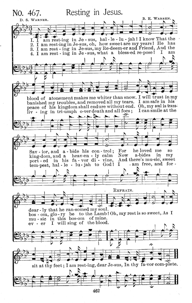 Select Hymns: for Christian worship and general gospel service page 462
