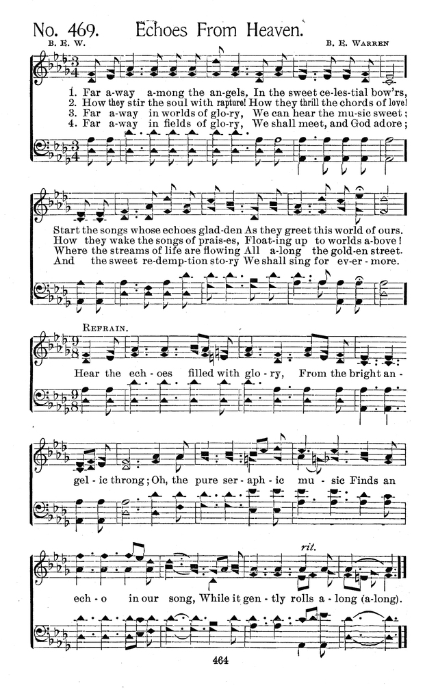 Select Hymns: for Christian worship and general gospel service page 464