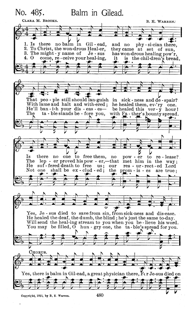 Select Hymns: for Christian worship and general gospel service page 480