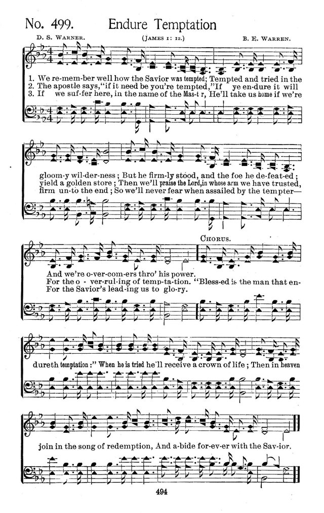 Select Hymns: for Christian worship and general gospel service page 494