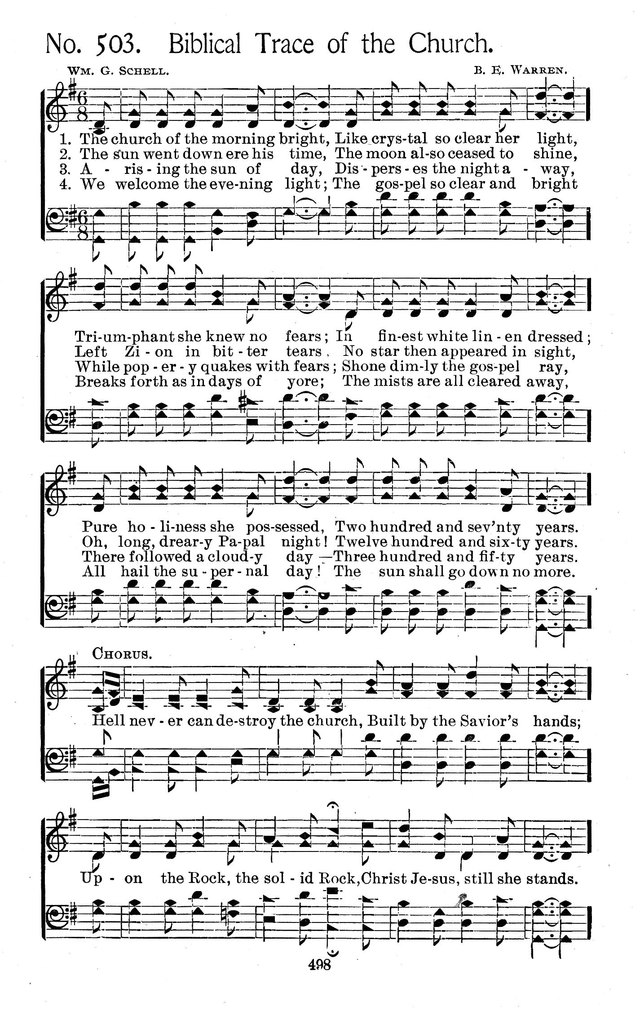 Select Hymns: for Christian worship and general gospel service page 498