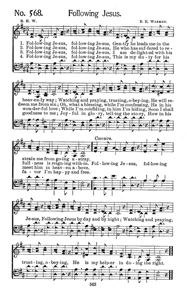 Select Hymns: for Christian worship and general gospel service page 563