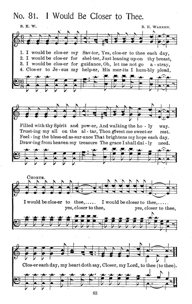 Select Hymns: for Christian worship and general gospel service page 83