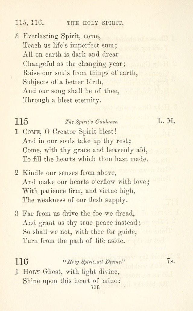 A Selection of Hymns: designed as a supplement to the "psalms and hymns" of the Presbyterian church page 108