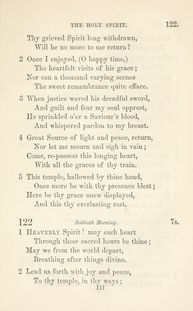 A Selection of Hymns: designed as a supplement to the "psalms and hymns" of the Presbyterian church page 113