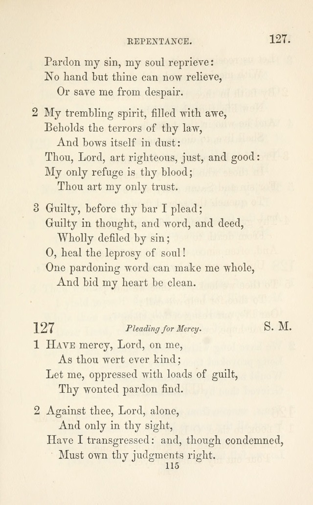 A Selection of Hymns: designed as a supplement to the "psalms and hymns" of the Presbyterian church page 117