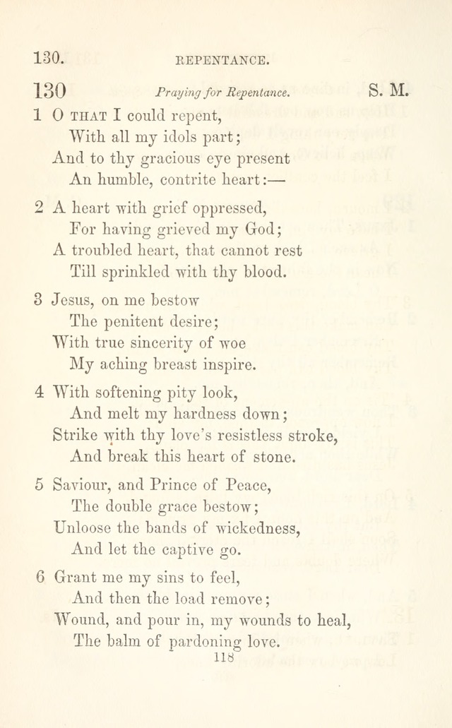 A Selection of Hymns: designed as a supplement to the "psalms and hymns" of the Presbyterian church page 120