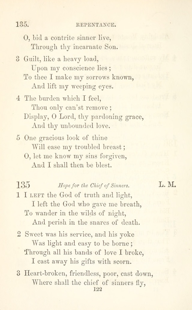 A Selection of Hymns: designed as a supplement to the "psalms and hymns" of the Presbyterian church page 124