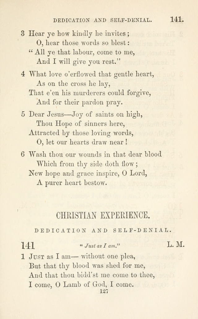 A Selection of Hymns: designed as a supplement to the "psalms and hymns" of the Presbyterian church page 129