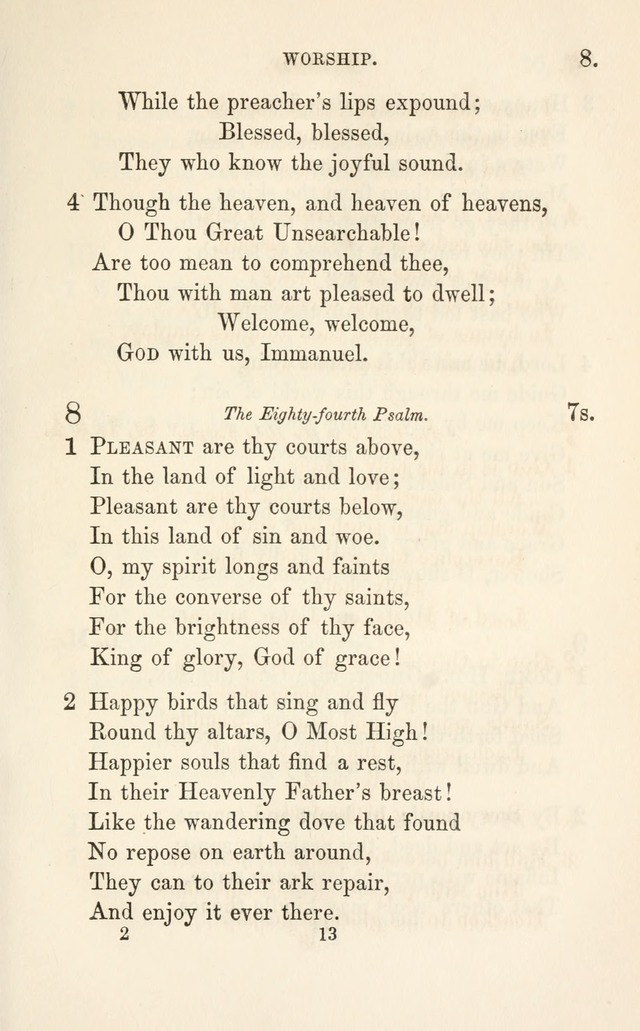 A Selection of Hymns: designed as a supplement to the "psalms and hymns" of the Presbyterian church page 13