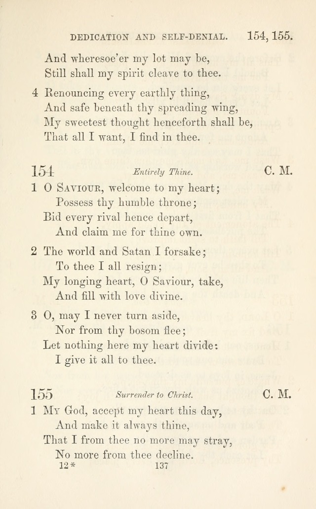 A Selection of Hymns: designed as a supplement to the "psalms and hymns" of the Presbyterian church page 139