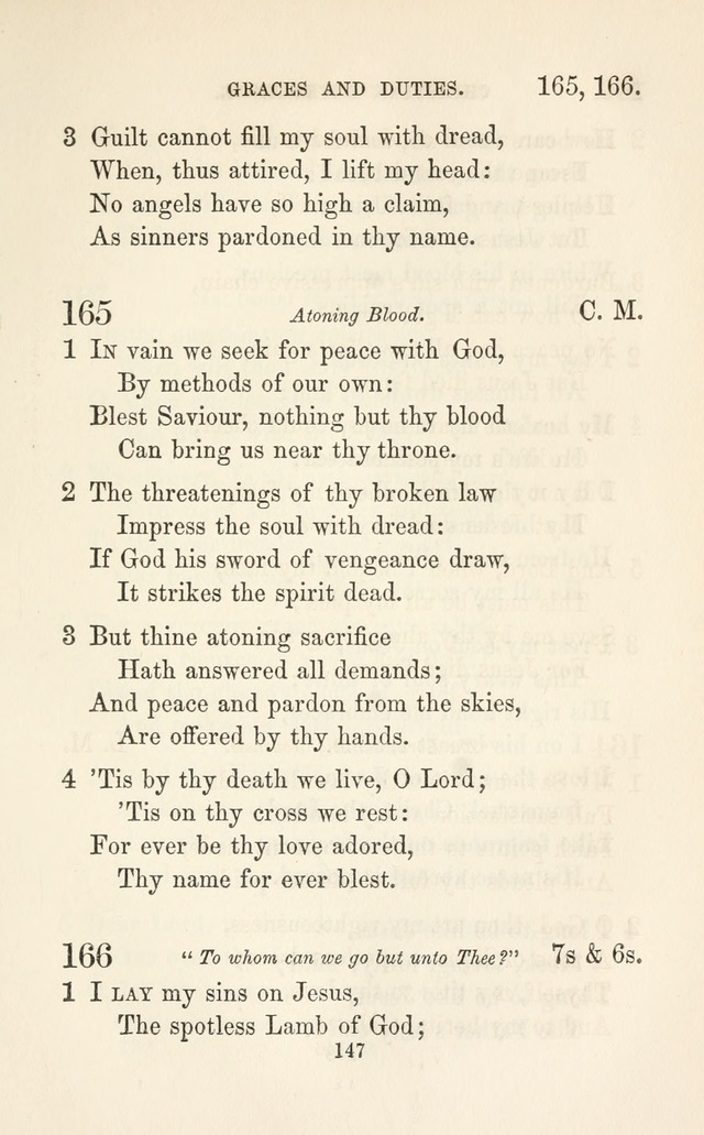 A Selection of Hymns: designed as a supplement to the "psalms and hymns" of the Presbyterian church page 149