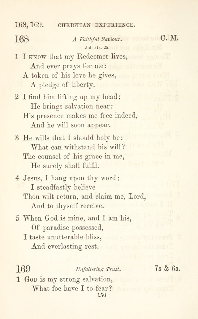 A Selection of Hymns: designed as a supplement to the "psalms and hymns" of the Presbyterian church page 152