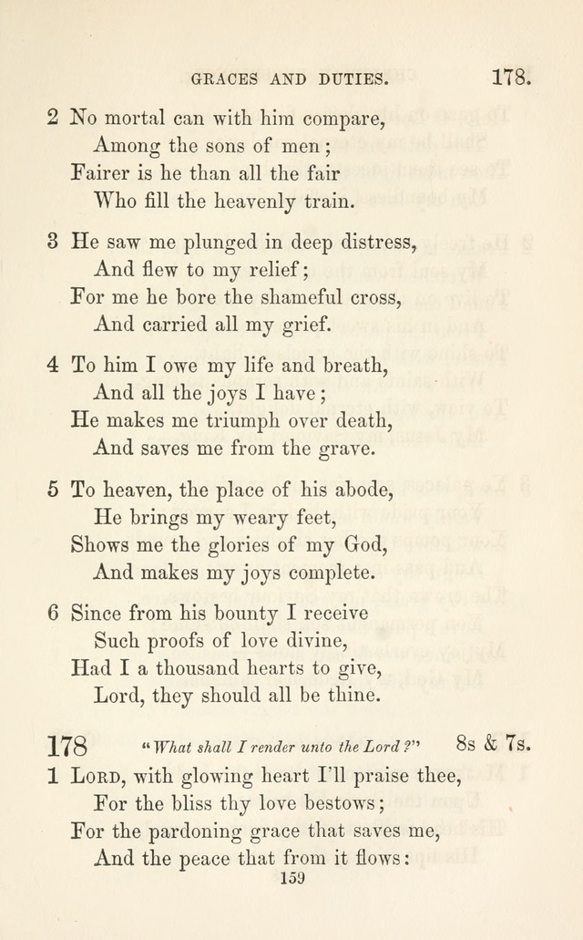 A Selection of Hymns: designed as a supplement to the "psalms and hymns" of the Presbyterian church page 161