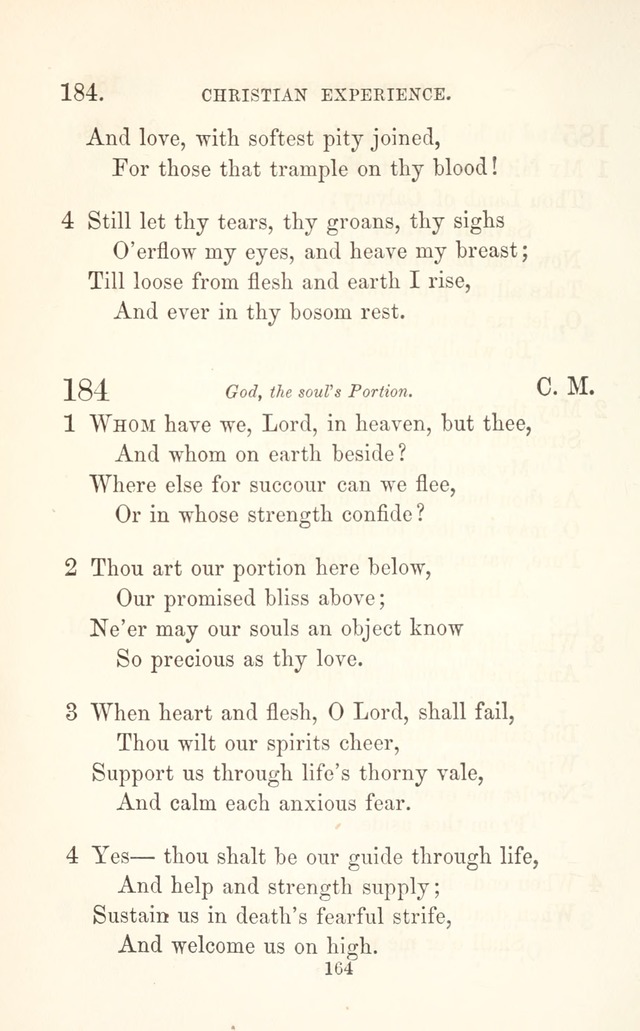 A Selection of Hymns: designed as a supplement to the "psalms and hymns" of the Presbyterian church page 166