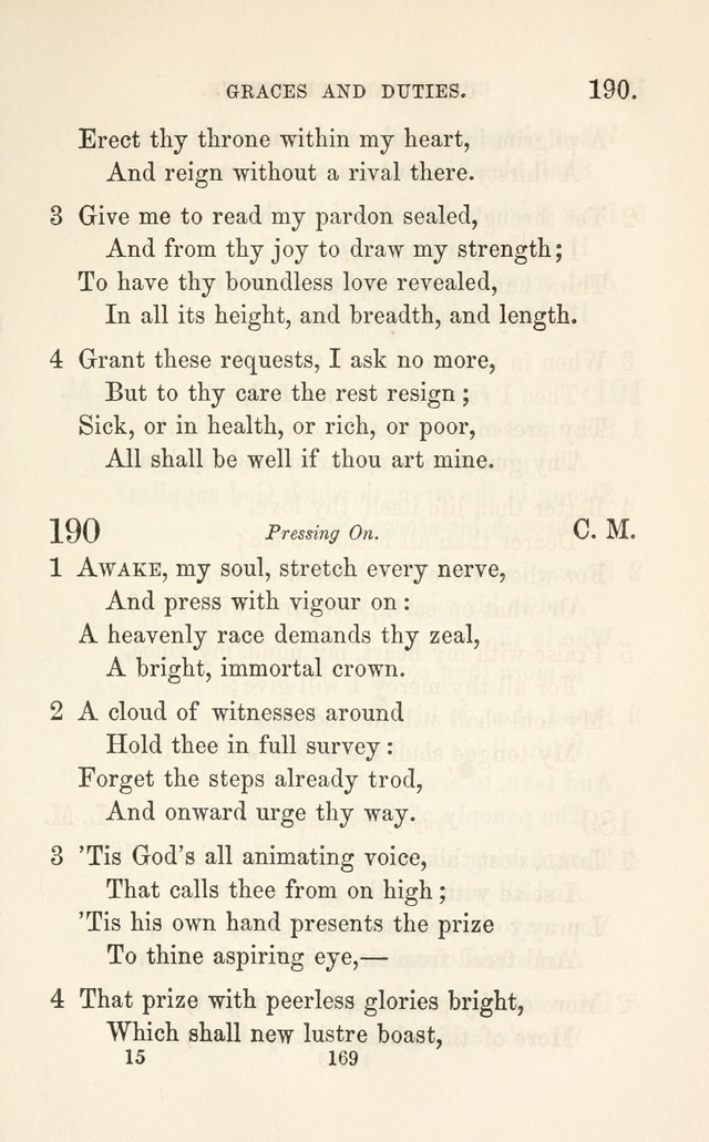 A Selection of Hymns: designed as a supplement to the "psalms and hymns" of the Presbyterian church page 171