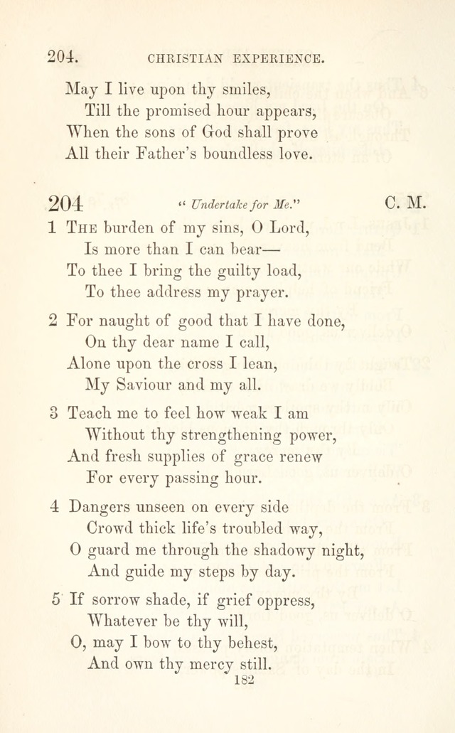 A Selection of Hymns: designed as a supplement to the "psalms and hymns" of the Presbyterian church page 184