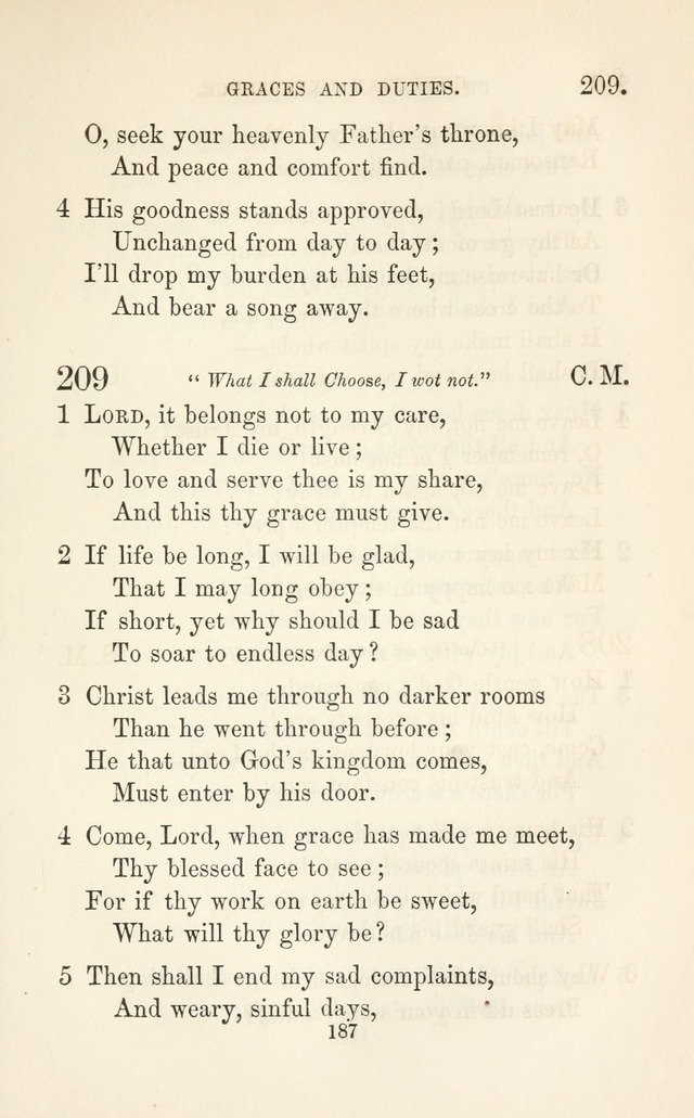 A Selection of Hymns: designed as a supplement to the "psalms and hymns" of the Presbyterian church page 189