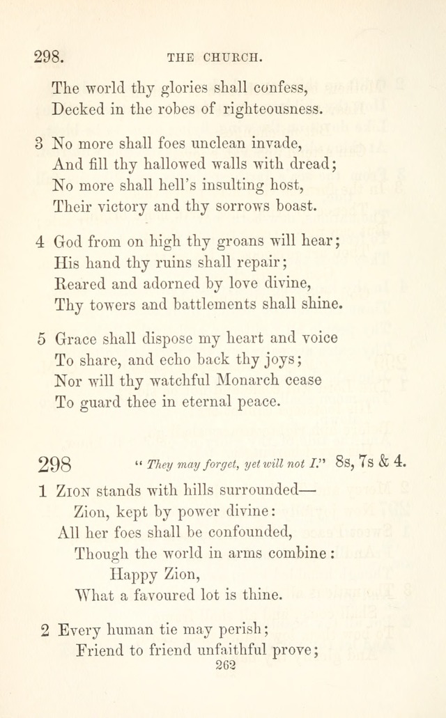 A Selection of Hymns: designed as a supplement to the "psalms and hymns" of the Presbyterian church page 264