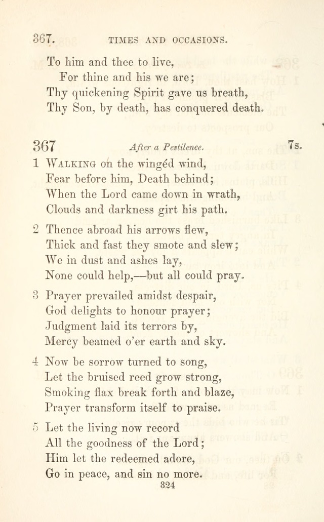 A Selection of Hymns: designed as a supplement to the "psalms and hymns" of the Presbyterian church page 326