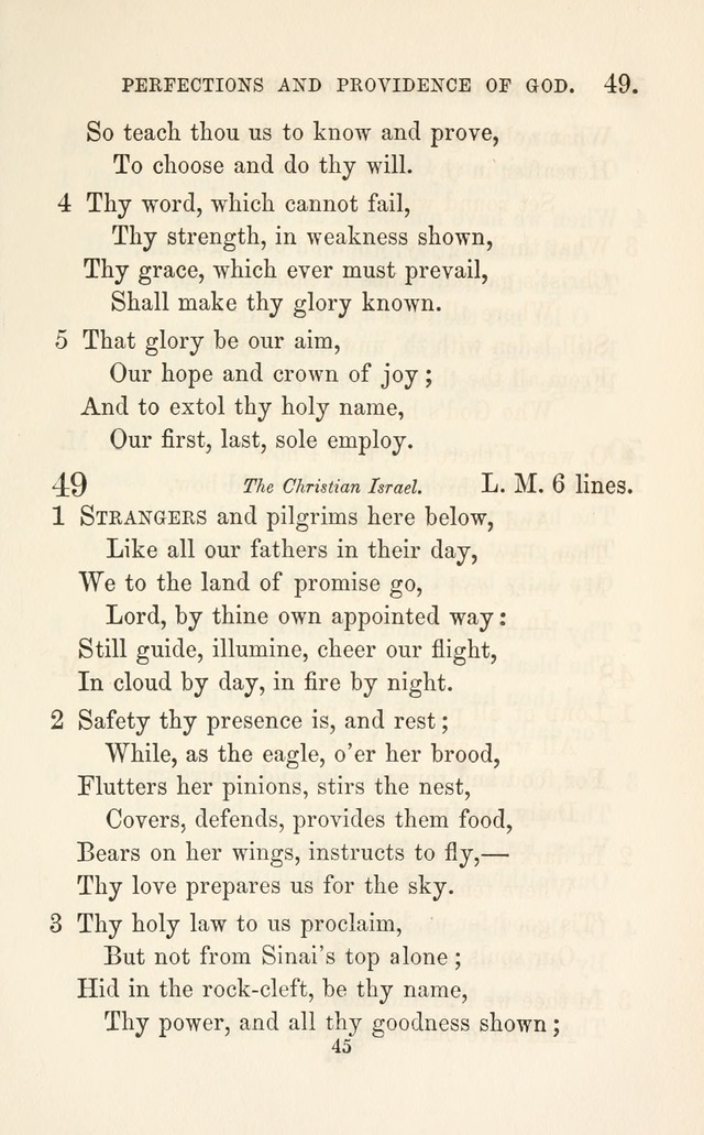 A Selection of Hymns: designed as a supplement to the "psalms and hymns" of the Presbyterian church page 45